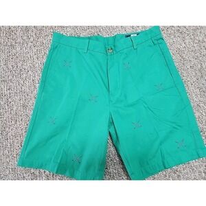 VINEYARD VINES 9" Breaker Short w Golf Clubs Print Men's 36 Green